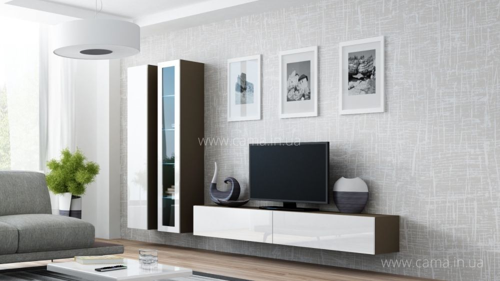 Гостиная Vigo 3 лате/белый глянец Гостиная Vigo 3 лате/белый глянец