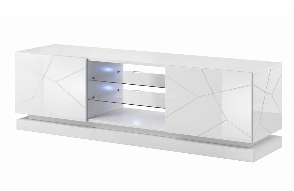 Тумба ТВ QIU 160см - Белый глянец Тумба ТВ QIU 160см - Белый глянец