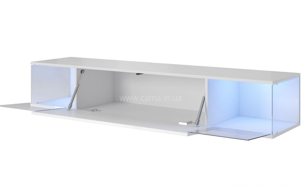 Тумба ТВ SKY Белый/Белый глянец Тумба ТВ SKY Белый/Белый глянец