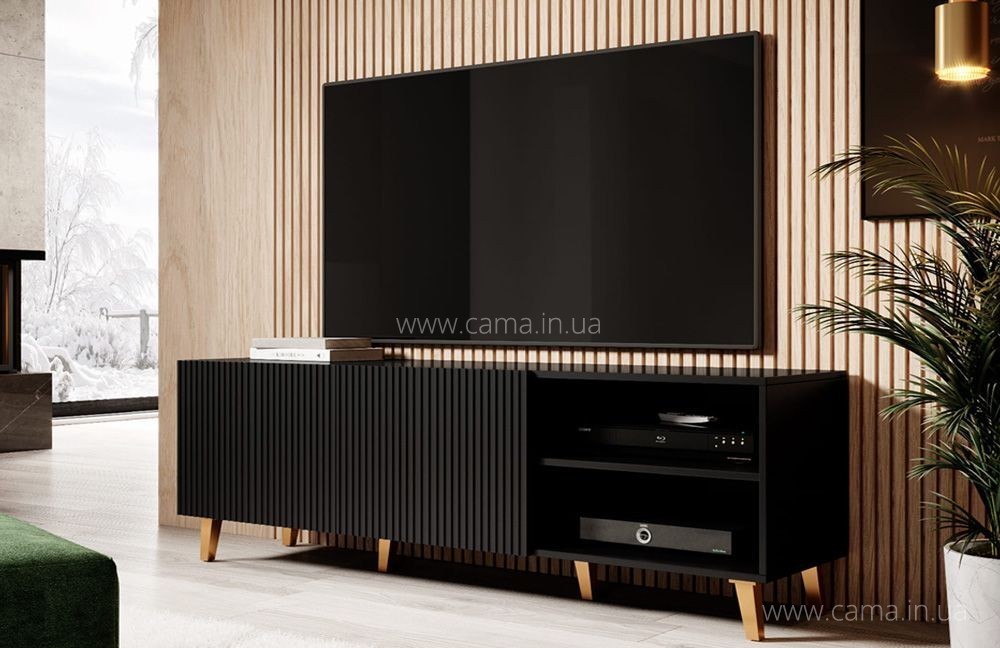 Тумба ТВ PAFOS 150 - Черный Тумба ТВ PAFOS 150 - Черный