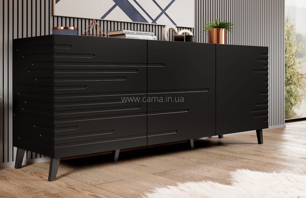 Комод NOVA Черный - 155 Комод NOVA Черный - 155