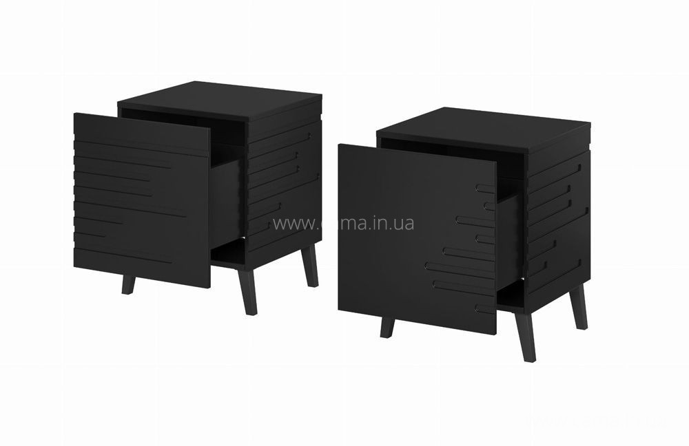 Тумбы прикроватные NOVA - Черный Тумбы прикроватные NOVA - Черный