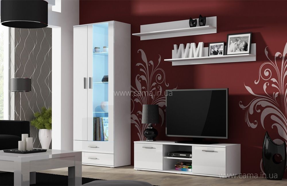 Гостиная Soho 11 белый/белый глянец Гостиная Soho 11 белый/белый глянец