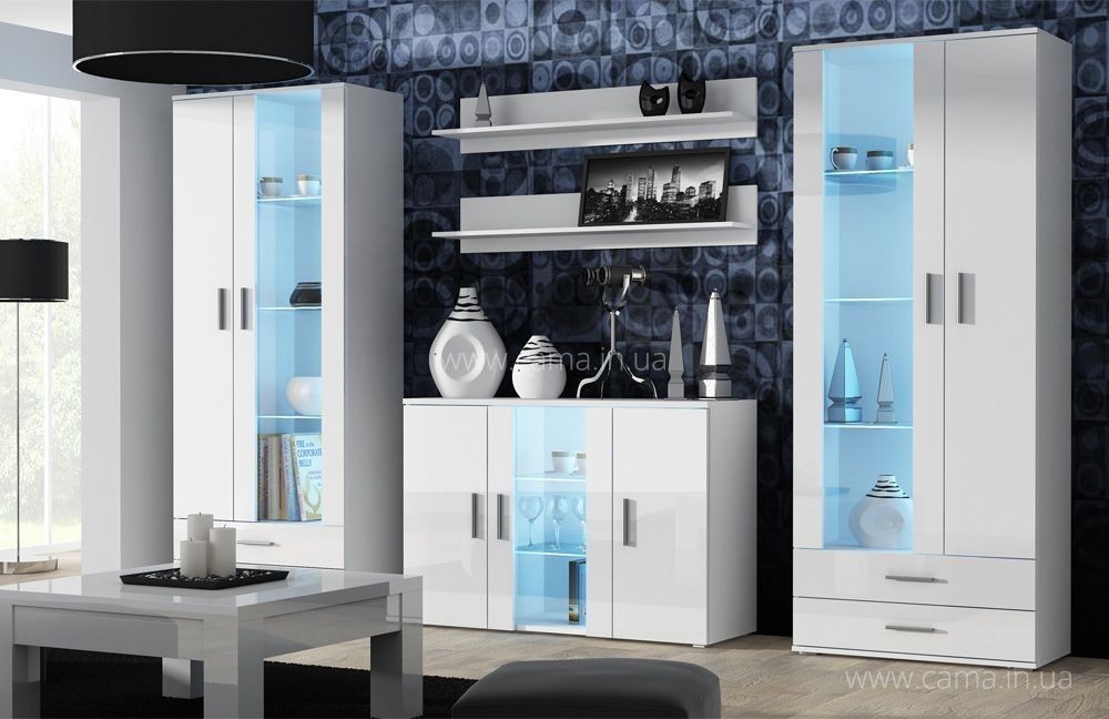 Гостиная Soho 10 белый/белый глянец Гостиная Soho 10 белый/белый глянец