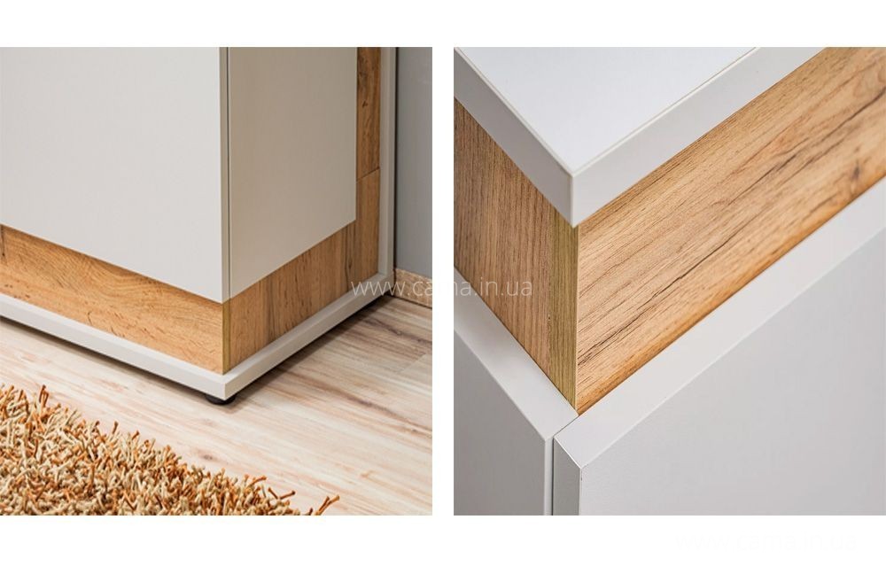 Комод BERLIN Артизан/Жемчужно-серый Комод BERLIN Артизан/Жемчужно-серый