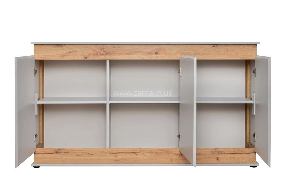 Комод BERLIN Артизан/Жемчужно-серый Комод BERLIN Артизан/Жемчужно-серый