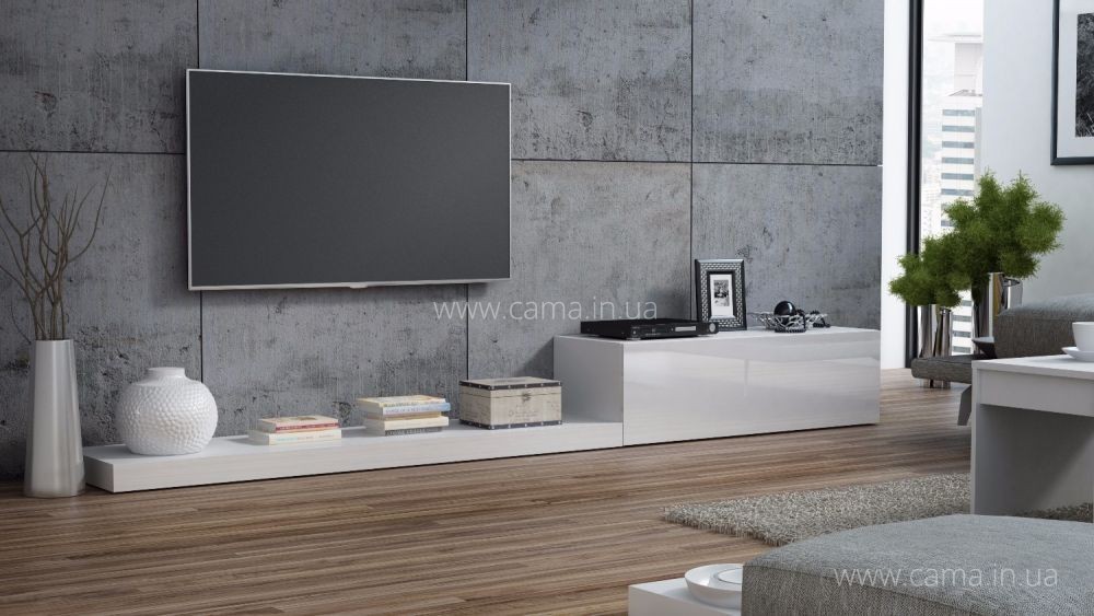 Тумба Rtv Life белый/белый глянец Тумба Rtv Life белый/белый глянец