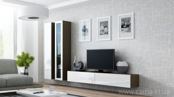 Гостиная Vigo 3 лате/белый глянец Гостиная Vigo 3 лате/белый глянец