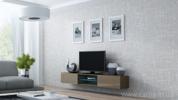 Комод Vigo Glass RTV 180 латте/латте глянец