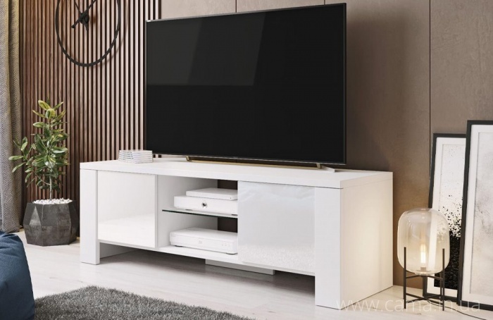 Тумба ТВ West 130см - Белый глянец Тумба ТВ West 130см - Белый глянец