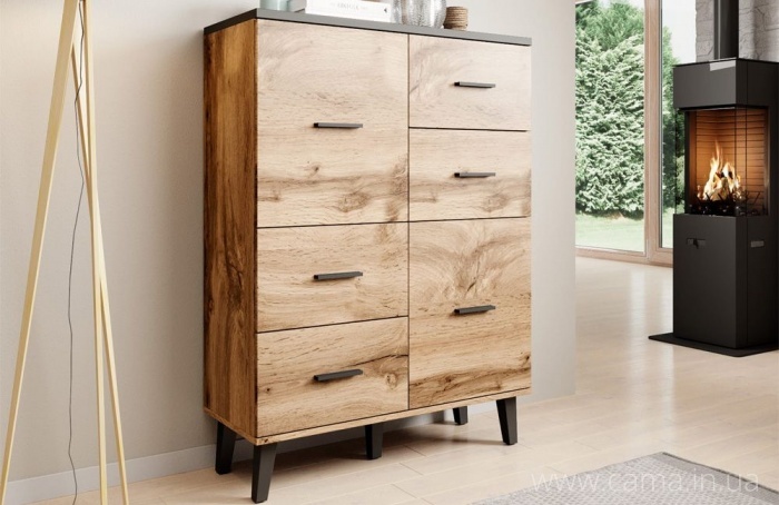 Комод LOTTA Дуб Вотан 2D4S - 110 Комод LOTTA Дуб Вотан 2D4S - 110