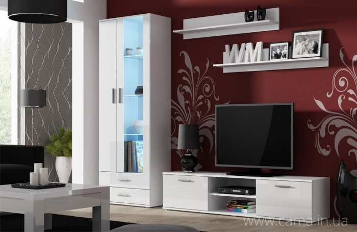 Гостиная Soho 8 белый/белый глянец Гостиная Soho 8 белый/белый глянец