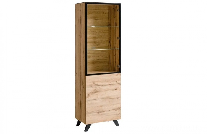 Витрина высокая THIN Дуб Вотан