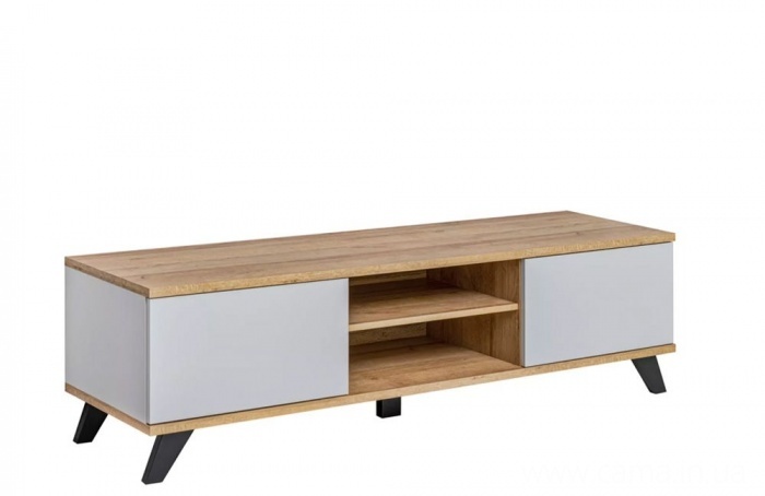 Тумба ТВ BOGOTA Дуб ривьера/Жемчужно-серый