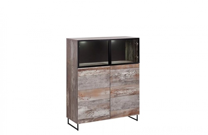 Витрина низкая PLANK Дерево Каньон