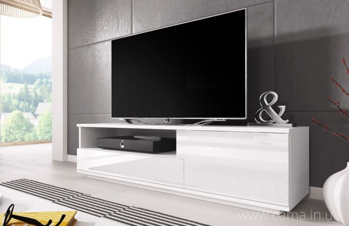 Комод RTV Muza белый/белый глянец