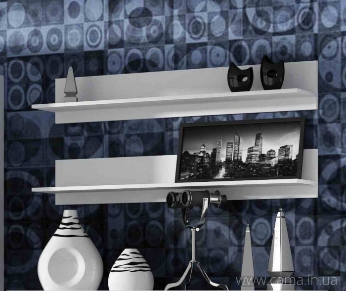 Полки навесные Soho белый (2 шт.)