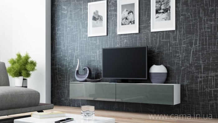 Комод RTV Vigo 140 белый/серый глянец Комод RTV Vigo 140 белый/серый глянец